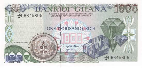1000 Cedis 1995